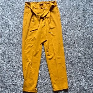 Paper bag Waist Dress Pants